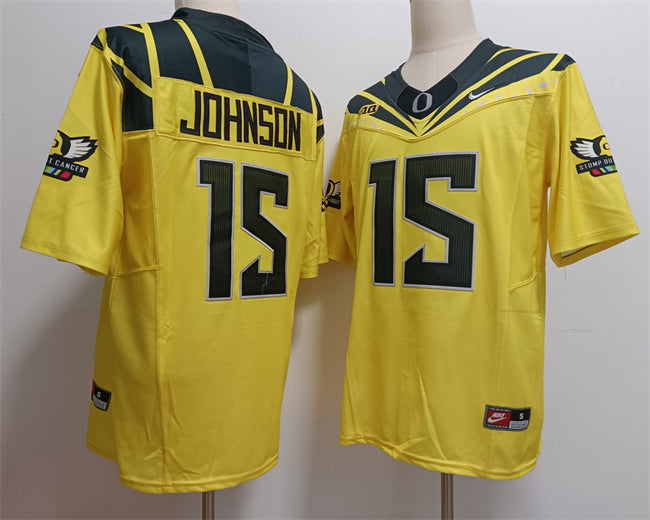 Tez Johnson Oregon Ducks yellow jersey