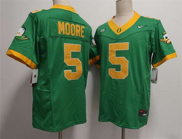 Dakorien Moore Oregon Ducks green jersey