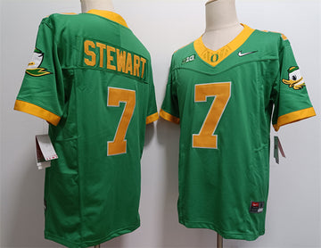 Evan Stewart Oregon Ducks green jersey