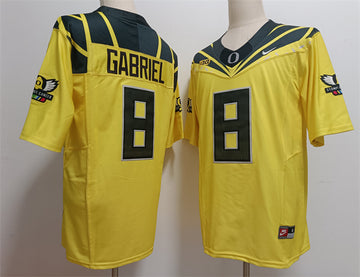 Dillon Gabriel Oregon Ducks yellow jersey