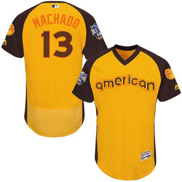 Manny Machado Baltimore Orioles gold All-Star jersey