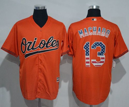 Manny Machado Baltimore Orioles orange Fashion jersey