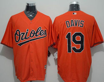 Chris Davis Baltimore Orioles orange jersey