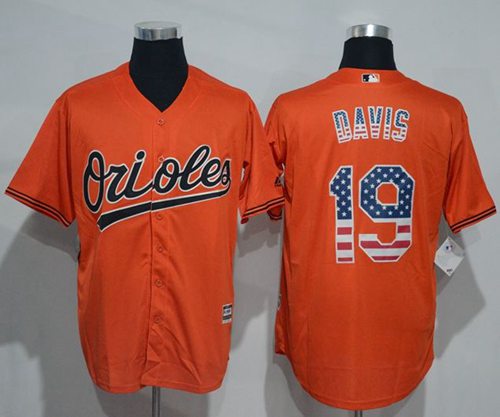 Chris Davis Baltimore Orioles orange Fashion jersey