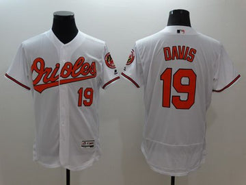Chris Davis Baltimore Orioles white Authentic jersey