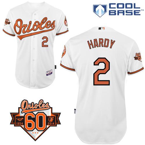JJ Hardy Baltimore Orioles white jersey