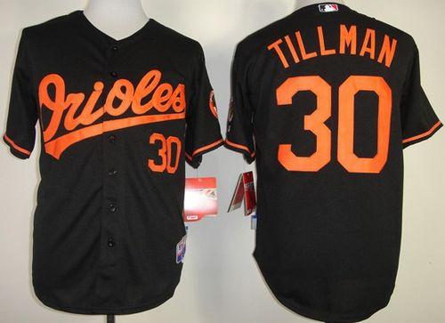 Chris Tillman Baltimore Orioles black jersey