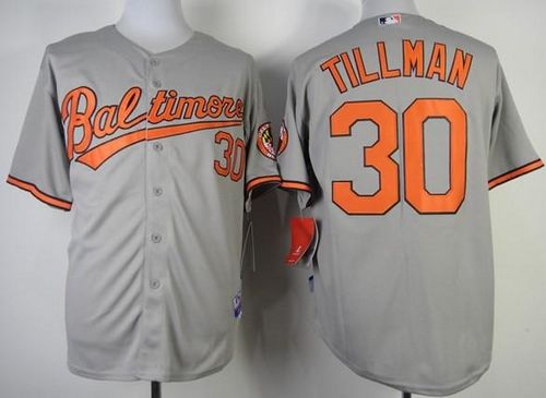 Chris Tillman Baltimore Orioles grey jersey
