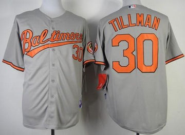 Chris Tillman Baltimore Orioles grey jersey