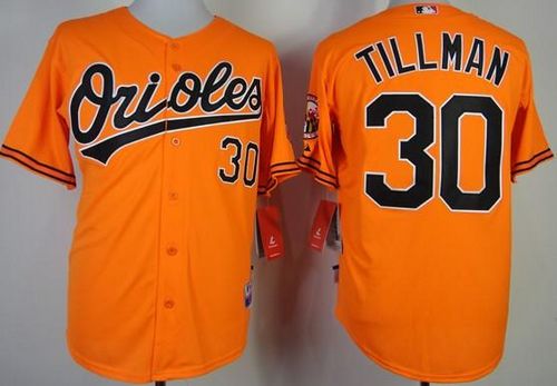 Chris Tillman Baltimore Orioles orange jersey