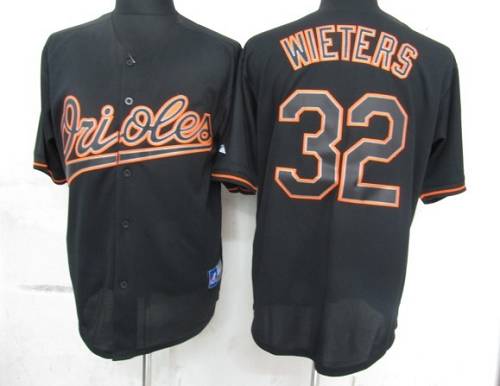 Matt Wieters Baltimore Orioles black Fashion jersey