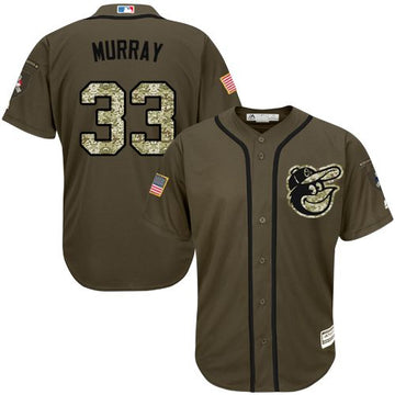 Eddie Murray Baltimore Orioles green Salute To Service jersey
