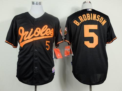 Brooks Robinson Baltimore Orioles black jersey
