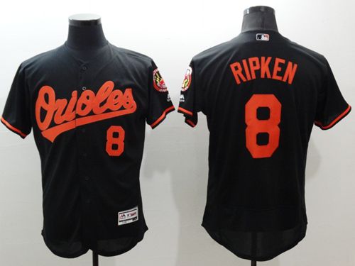 Cal Ripken Baltimore Orioles black Authentic jersey