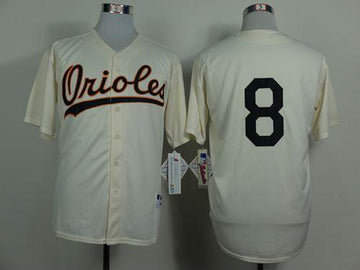 Cal Ripken Baltimore Orioles cream jersey