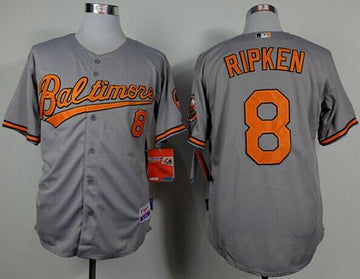 Cal Ripken Baltimore Orioles grey jersey