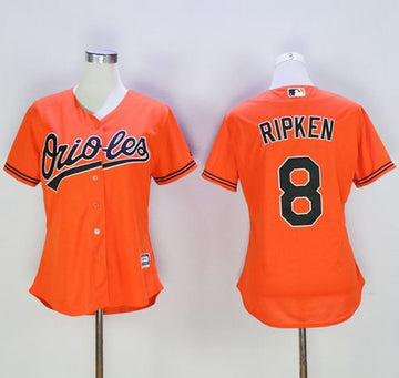 Cal Ripken Baltimore Orioles orange Alternate jersey