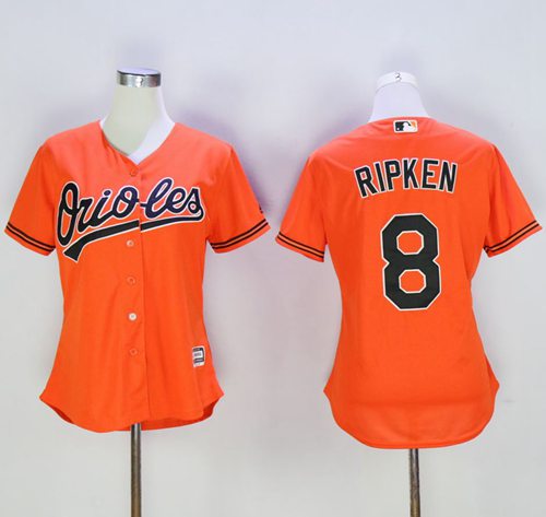 Cal Ripken Baltimore Orioles orange Alternate jersey
