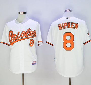 Cal Ripken Baltimore Orioles white jersey