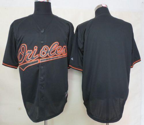 Custom Baltimore Orioles black Fashion jersey