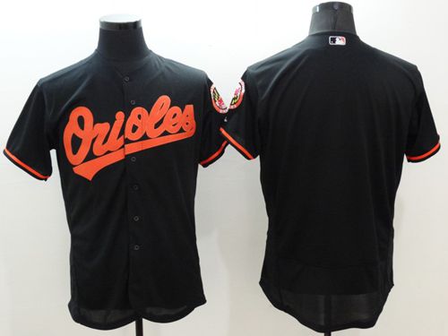Custom Baltimore Orioles black Authentic jersey