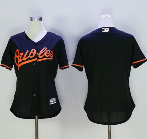 Custom Baltimore Orioles black Alternate jersey