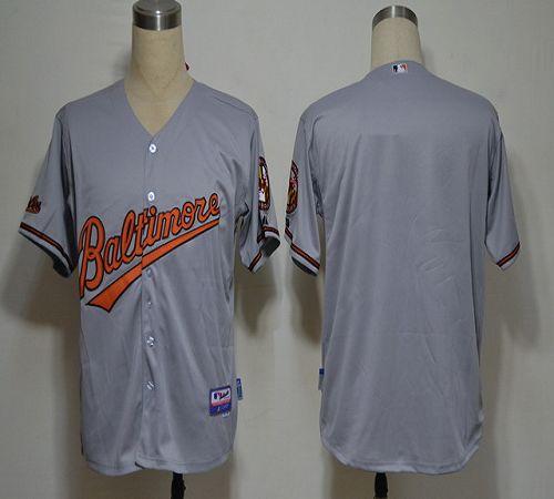 Custom Baltimore Orioles grey jersey