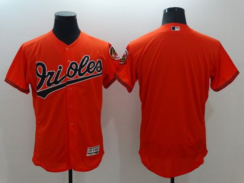 Custom Baltimore Orioles orange Authentic jersey