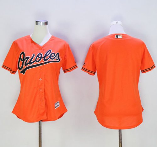 Custom Baltimore Orioles orange Alternate jersey