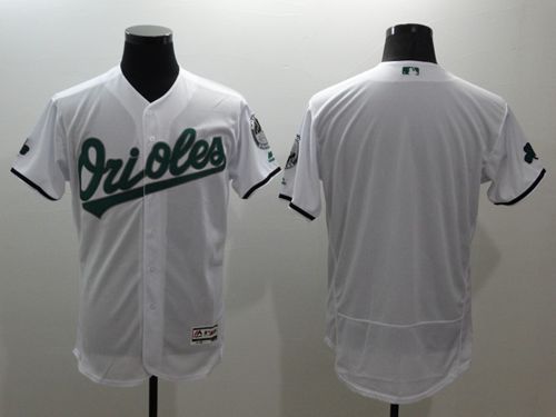 Custom Baltimore Orioles white Authentic jersey