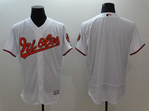 Custom Baltimore Orioles white Authentic jersey