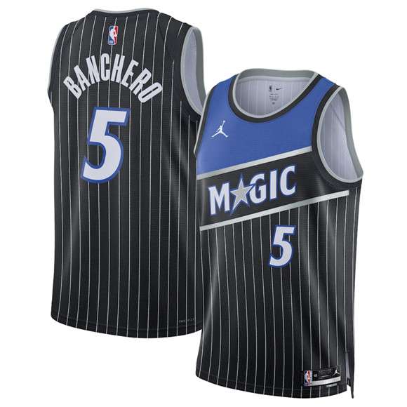 Paolo Banchero Orlando Magic black jersey