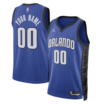Custom Orlando Magic royal jersey