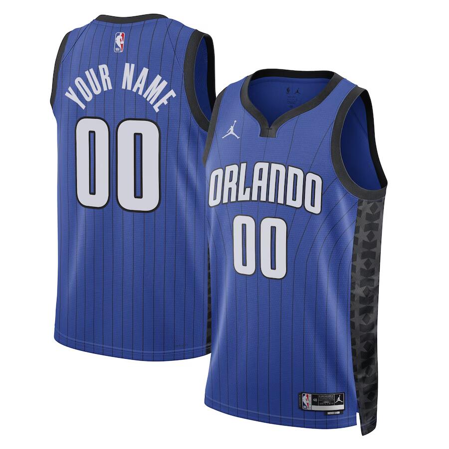 Custom Orlando Magic royal jersey