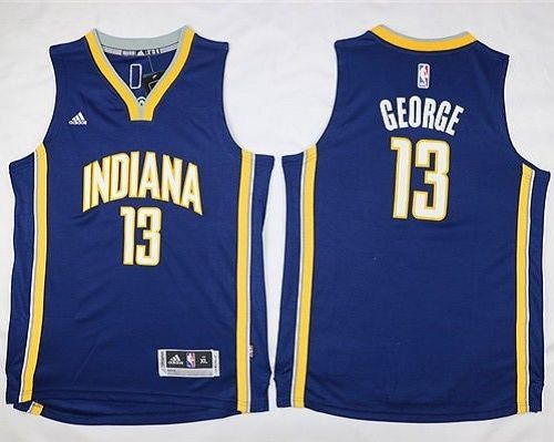 Paul George Indiana Pacers navy jersey