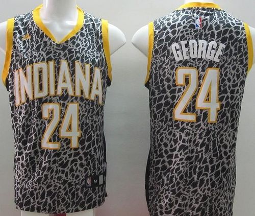 Paul George Indiana Pacers black jersey