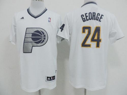 Paul George Indiana Pacers white jersey