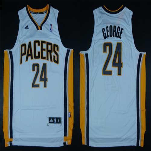 Paul George Indiana Pacers white Home jersey