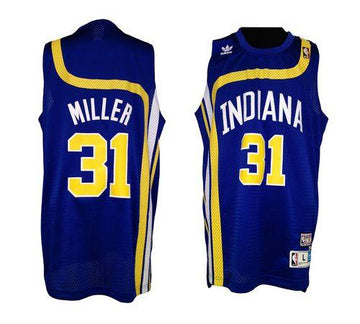 Reggie Miller Indiana Pacers blue Classic jersey