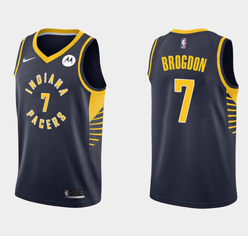 Malcolm Brogdon Indiana Pacers navy jersey