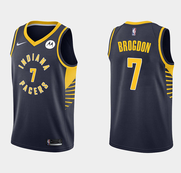 Malcolm Brogdon Indiana Pacers navy jersey