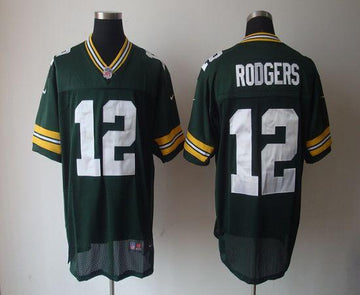 Aaron Rodgers Green Bay Packers green Elite jersey