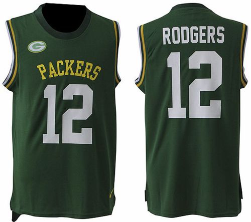 Aaron Rodgers Green Bay Packers green jersey