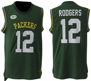 Aaron Rodgers Green Bay Packers green jersey