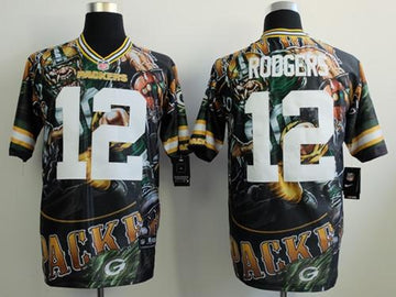 Aaron Rodgers Team Green Bay Packers Elite jersey