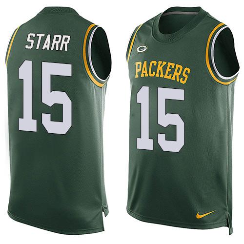 Bart Starr Green Bay Packers green jersey