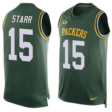 Bart Starr Green Bay Packers green jersey