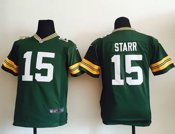 Bart Starr Green Bay Packers green Elite jersey