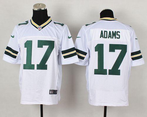 Davante Adams Green Bay Packers white Elite jersey