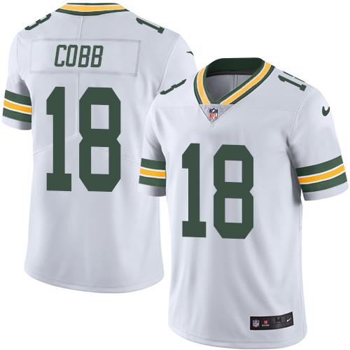 Randall Cobb Green Bay Packers white jersey